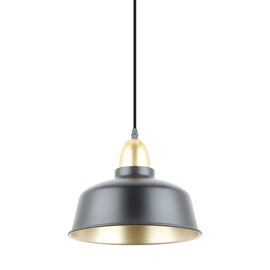 Zuma Line - Lustra ar auklu 1xE27/40W/230V melna
