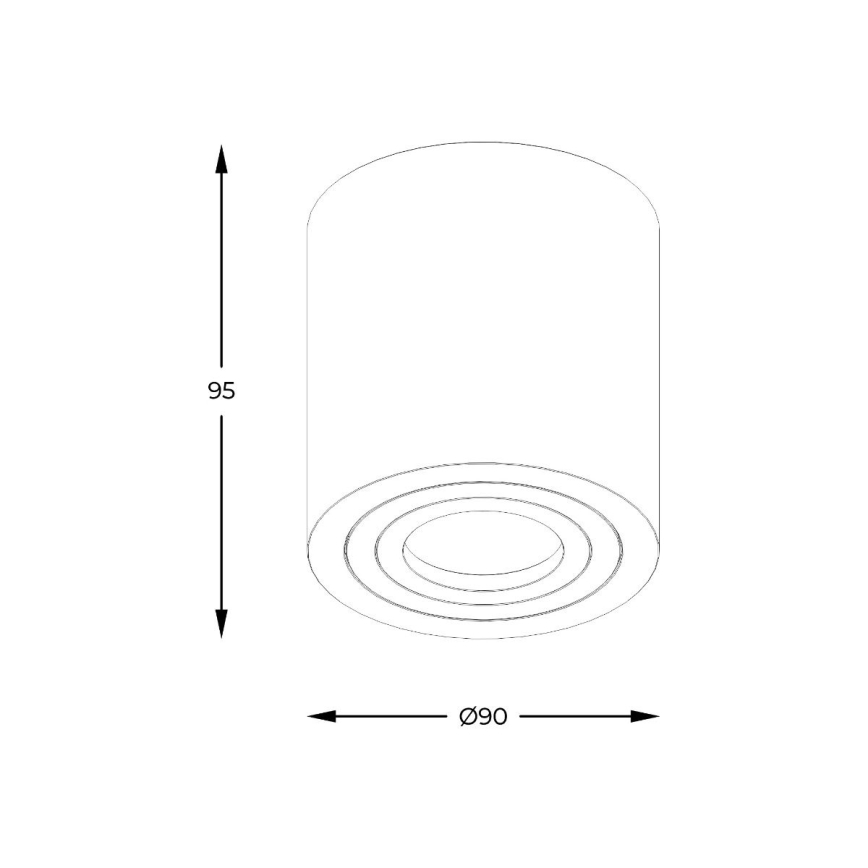 Zuma Line - LED RGBW vannas istabas spotgaismeklis ar regulējamu spilgtumu 1xGU10/4,8W/230V IP44 balts + tālvadība