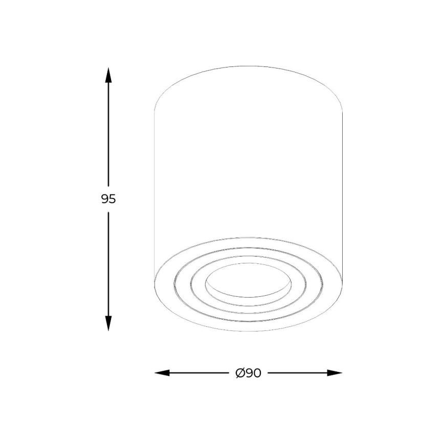 Zuma Line - LED RGBW ar regulējamu spilgtumu vannas istabas spota gaismeklis 1xGU10/6W/230V IP44 melns + tālvadības pults