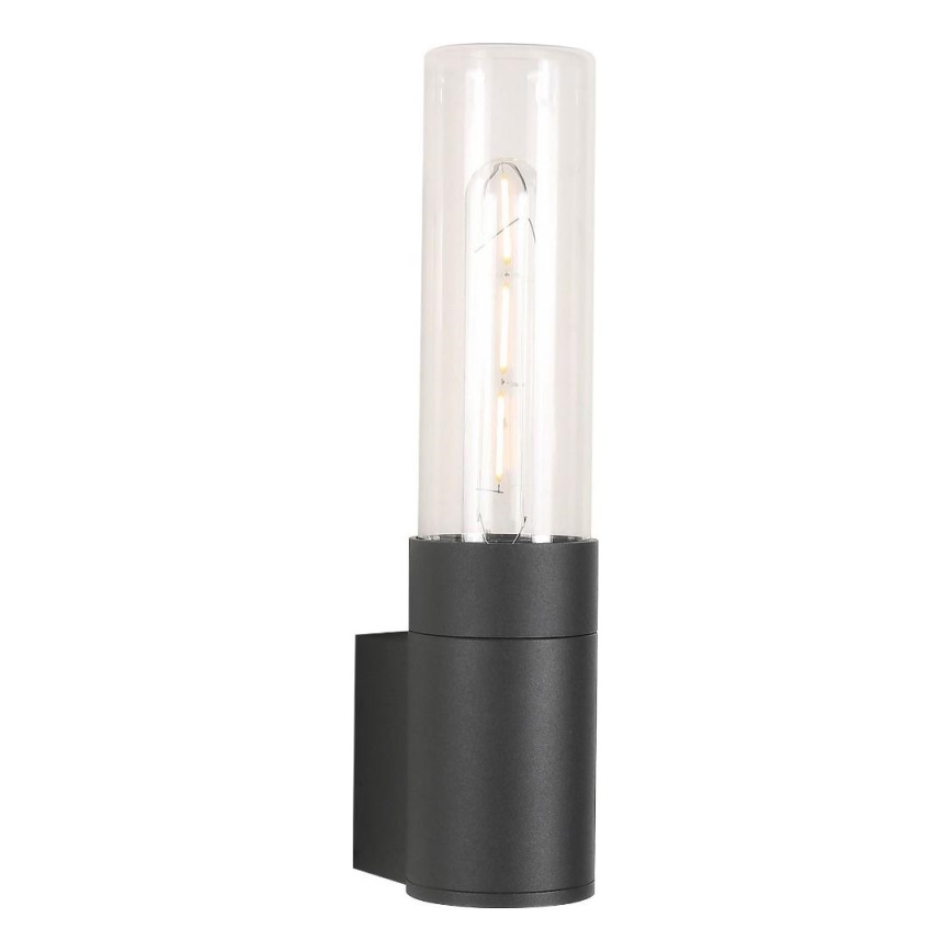 Zuma Line - Āra sienas lampa 1xE27/60W/230V IP54 melna