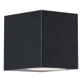 Zuma Line - Āra sienas lampa 1xGU10/35W/230V IP44 melna