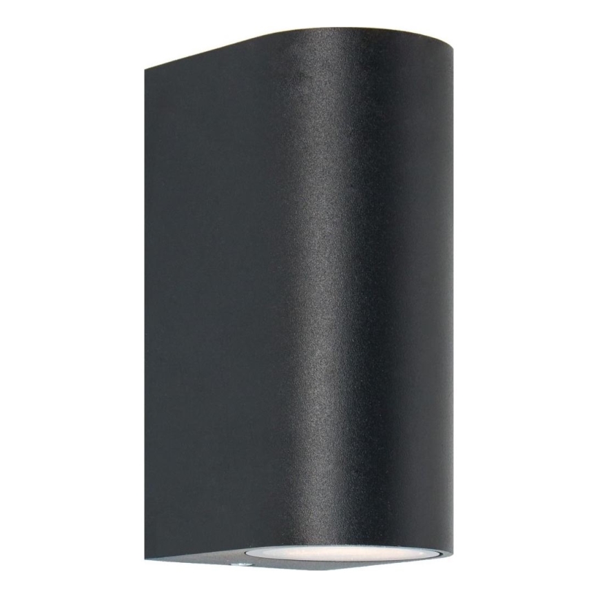 Zuma Line - Āra sienas lampa 2xGU10/35W/230V IP44 melna