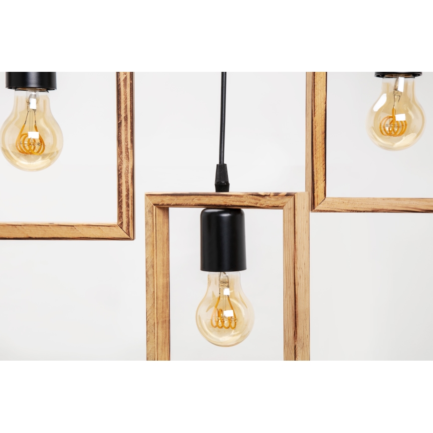 Zuma Line - Lustra ar auklu 3xE27/20W/230V priede/melna