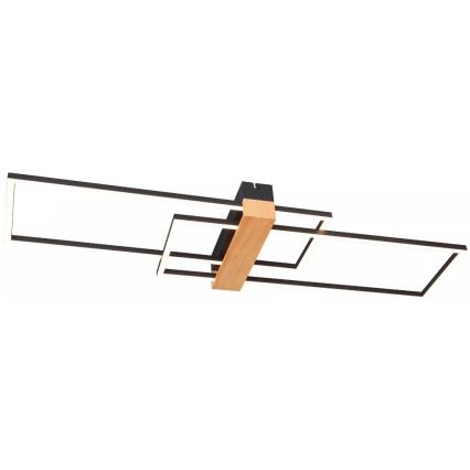 Zuma Line - LED Griestu lampa LED/39W/230V 3000K melna/priede