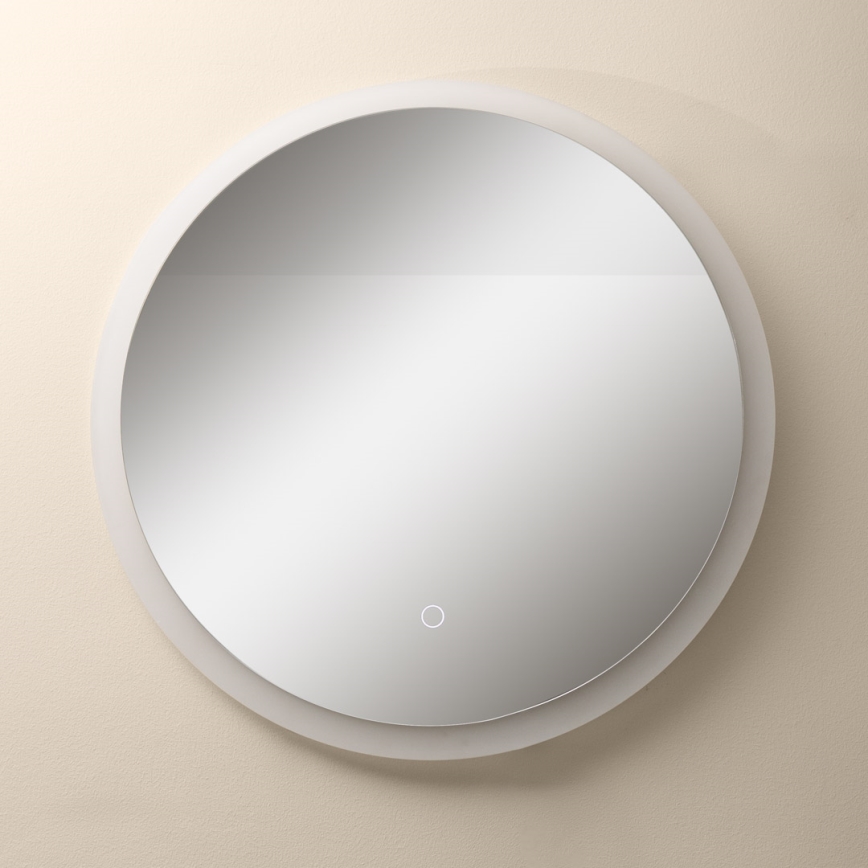 Zuma Line - LED Vannas istabas sienas spogulis ar fona apgaismojumu LED/24W/230V 3000/4000/6000K d. 60 cm IP44 balta