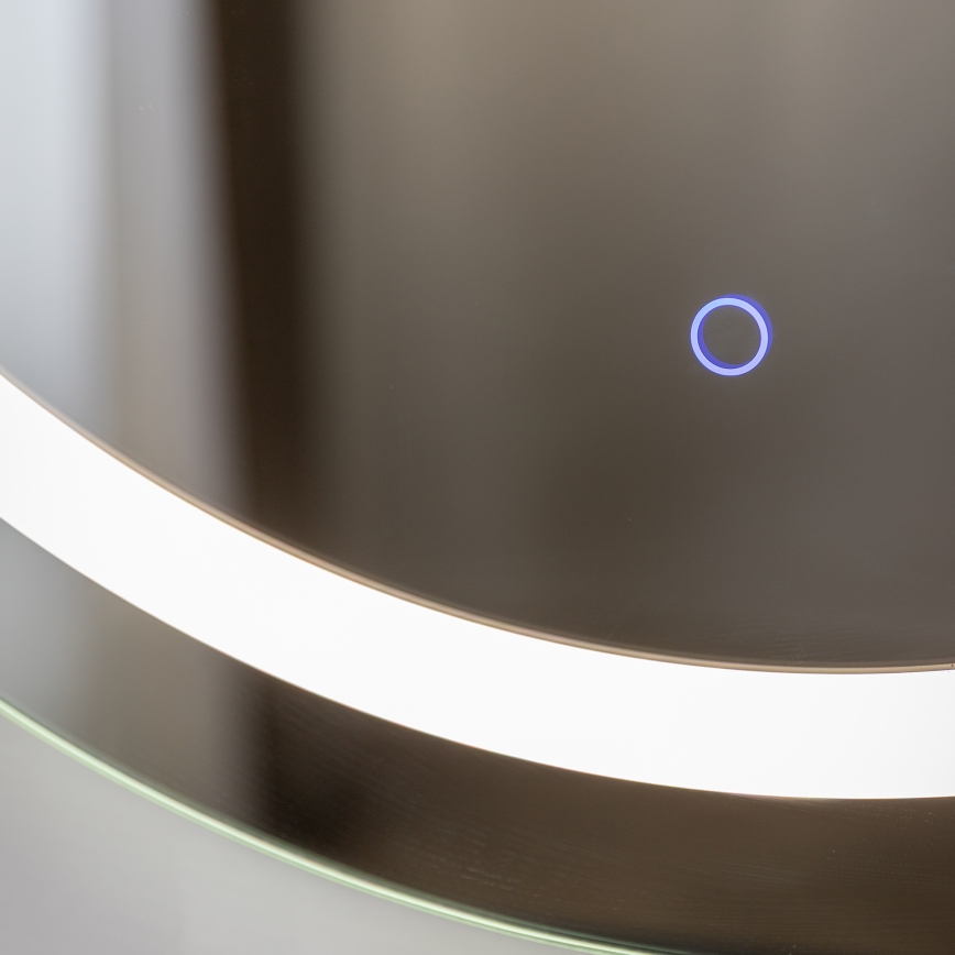 Zuma Line - LED vannas istabas sienas spogulis ar integrētu LED apgaismojumu, 36W/230V, 3 krāsu temperatūras (3000/4000/6000K), Ø 80 cm, IP44