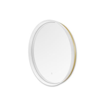 Zuma Line - LED Vannas istabas sienas spogulis ar fona apgaismojumu LED/24W/230V 3000/4000/6000K d. 60 cm IP44 balta/zelta