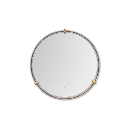 Zuma Line - LED Vannas istabas sienas spogulis ar fona apgaismojumu LED/24W/230V 3000/4000/6000K d. 60 cm IP44 caurspīdīga/zelta