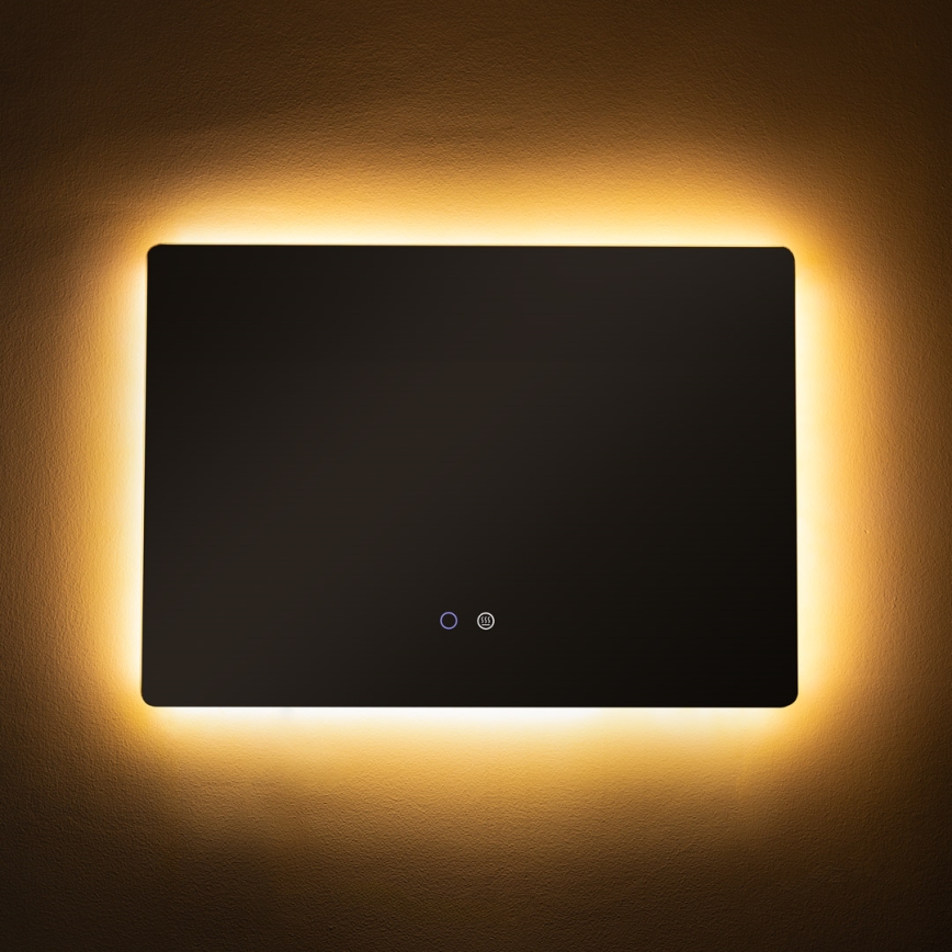 Zuma Line - LED Vannas istabas apsildāms sienas spogulis ar fona apgaismojumu LED/24W/230V 3000/4000/6000K 70x50 cm IP44