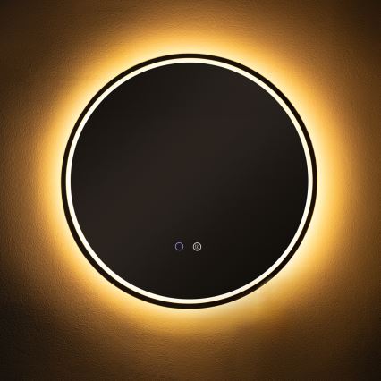 Zuma Line - LED Vannas istabas apsildāms sienas spogulis ar fona apgaismojumu LED/24W/230V 3000/4000/6000K d. 60 cm IP44