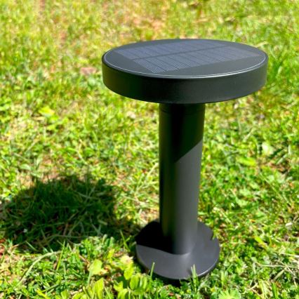 Zuma Line - LED Aptumšojama saules enerģijas uzlādējams galda lampa LED/2W/2000 mAh IP44 melna