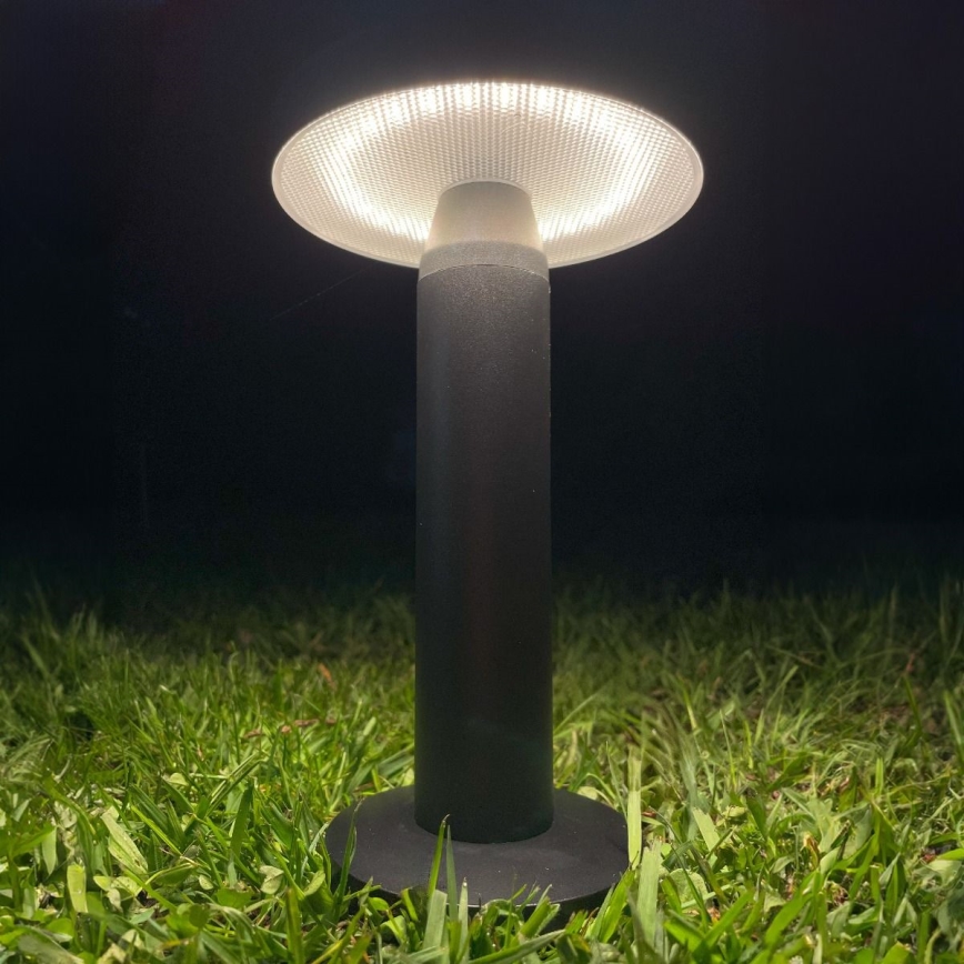Zuma Line - LED Aptumšojama saules enerģijas uzlādējams galda lampa LED/2W/2000 mAh IP44 melna