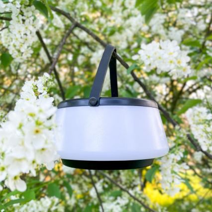 Zuma Line - LED Aptumšojama saules enerģijas uzlādējams galda lampa LED/2,2W/2000 mAh IP44 melna