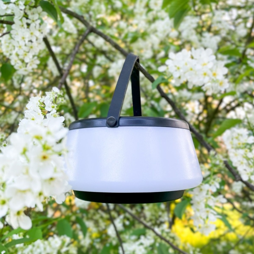 Zuma Line - LED Aptumšojama saules enerģijas uzlādējams galda lampa LED/2,2W/2000 mAh IP44 melna
