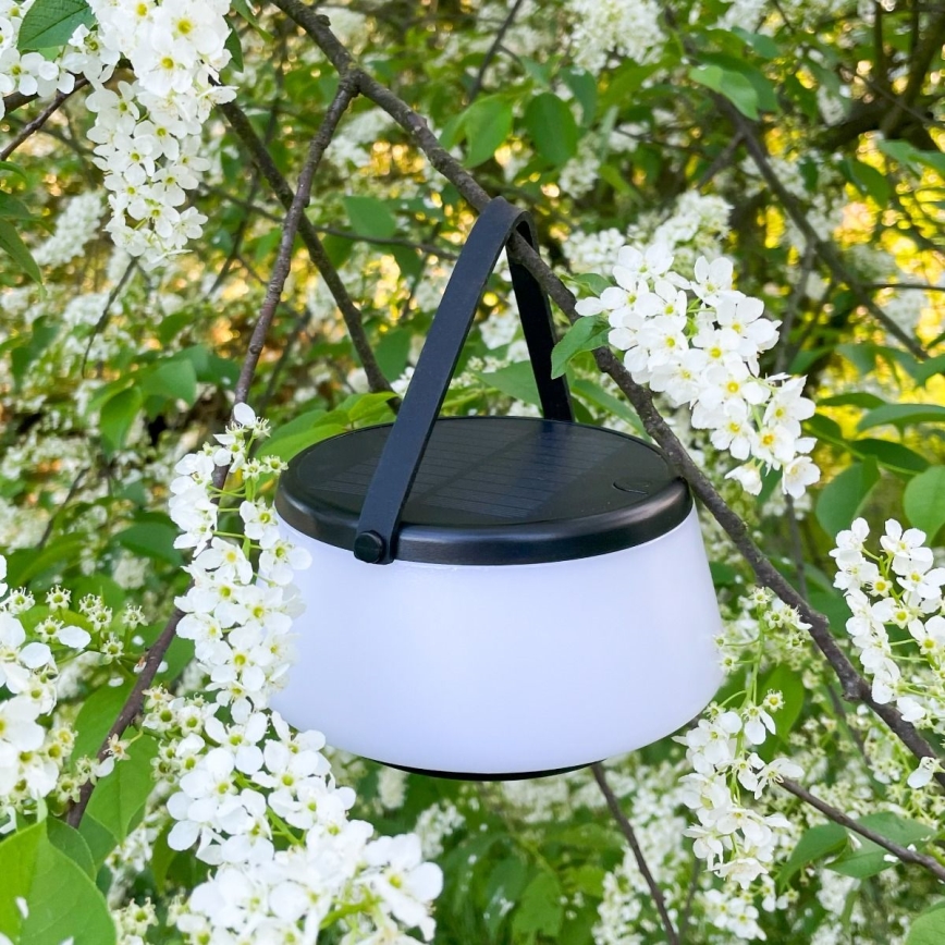 Zuma Line - LED Aptumšojama saules enerģijas uzlādējams galda lampa LED/2,2W/2000 mAh IP44 melna