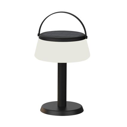 Zuma Line - LED Aptumšojama saules enerģijas uzlādējams galda lampa LED/2,2W/2000 mAh IP44 melna