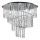 Zuma Line - Eleganta griestu lampa 6xG9/25W/230V, Ø 45 cm, spīdīgs hroms/caurspīdīgs stikls
