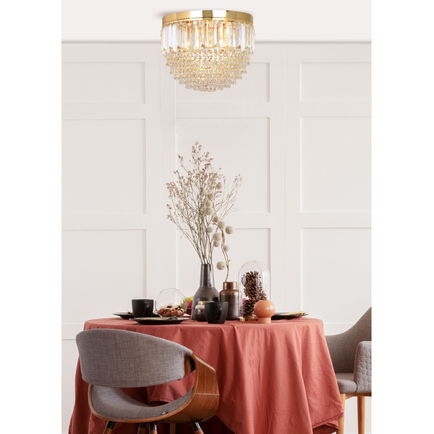 Zuma Line - Griestu lampa 5xE14/40W/230V d. 40 zelta