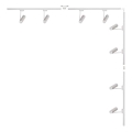 Zuma Line - Gaismas avots sistēmā 8xGU10/35W/230V balts