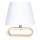 Zuma Line - Galda lampa 1xE14/40W/230V bambusa/balta