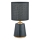 Zuma Line - Galda lampa 1xE14/40W/230V melna/zelta/marmora dekors
