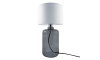 Zuma Line - Galda lampa 1xE27/40W/230V balta/melna
