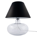 Zuma Line -Galda lampa 1xE27/40W/230V melna