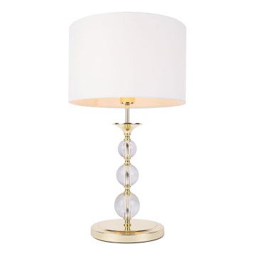 Zuma Line - Galda lampa 1xE27/60W/230V balta