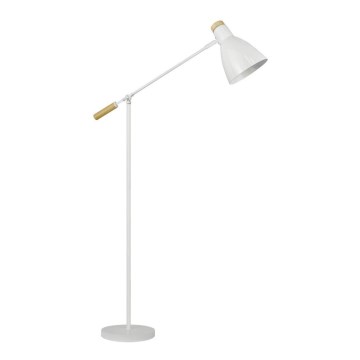 Zuma Line - Grīdas stāvlampa 1xE27/60W/230V balta/priede