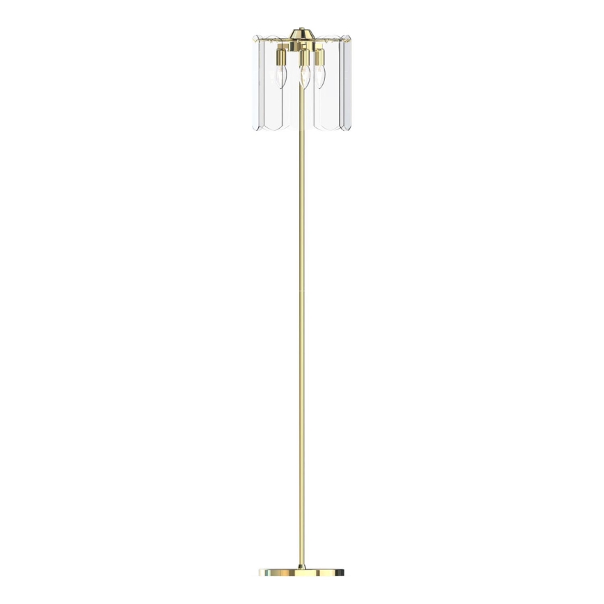 Zuma Line - Grīdas stāvlampa 3xE14/40W/230V zelta