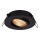 Zuma Line - Iebūvējamais griestu gaismeklis 1xGU10/50W/230V melns