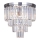 Zuma Line - Kristāla griestu lampa 5xE14/40W/230V spīdīgi hromēts