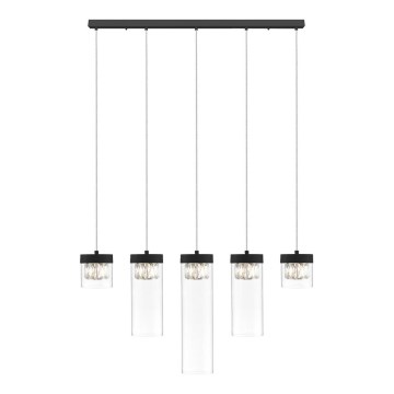 Zuma Line - Kristāla lustra uz auklas 5xG9/28W/230V