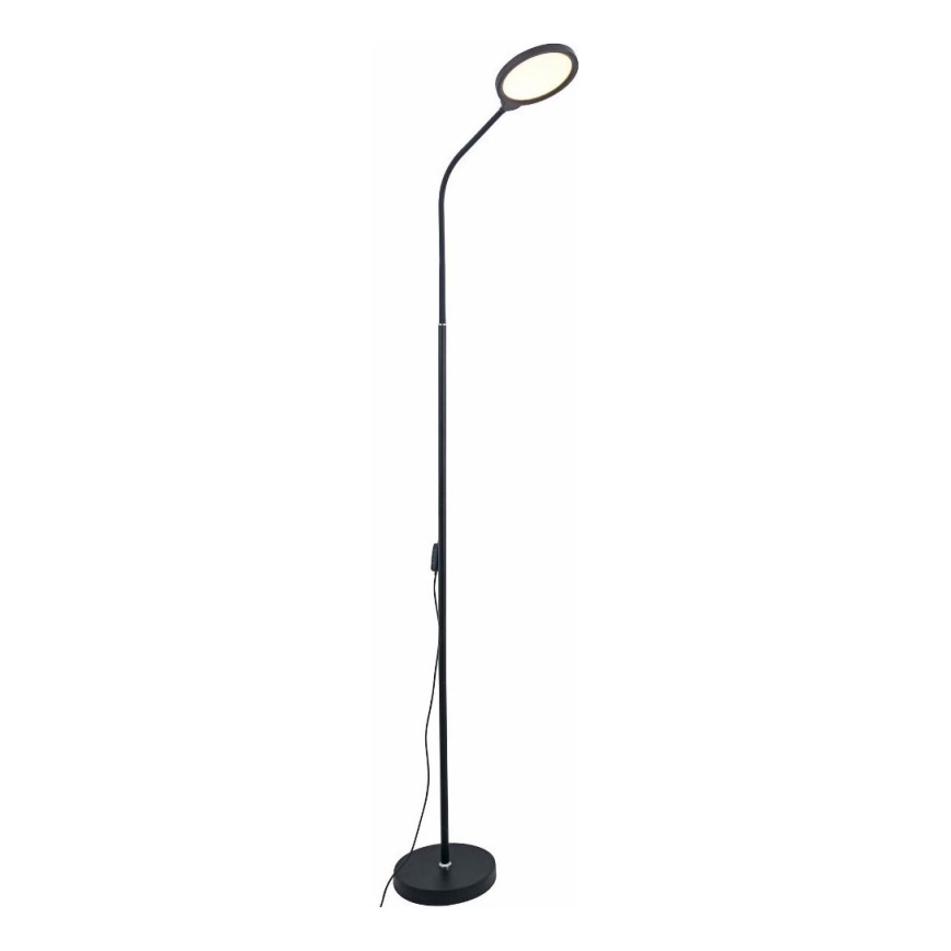 Zuma Line - LED Aptumšojama grīdas stāvlampa LED/10W/230V 3000/4500/6500K melna