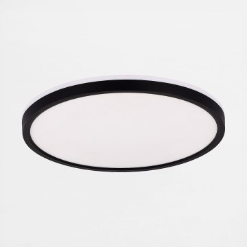 Zuma Line - LED Aptumšojama griestu lampa LED/26,5W/230V + LED/6,5W 3000/4000/5500K d. 32 cm melna