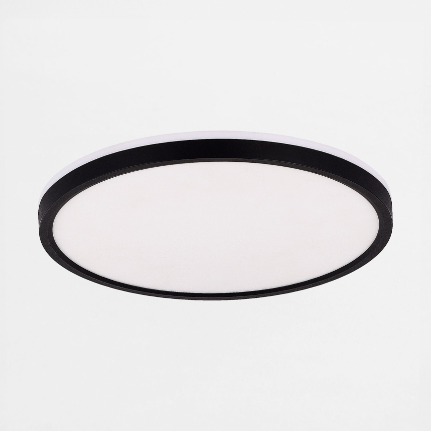 Zuma Line - LED Aptumšojama griestu lampa LED/26,5W/230V + LED/6,5W 3000/4000/5500K d. 32 cm melna