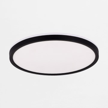 Zuma Line - LED Aptumšojama griestu lampa LED/38W/230V + LED/11W 3000/4000/5500K d. 50 cm melna