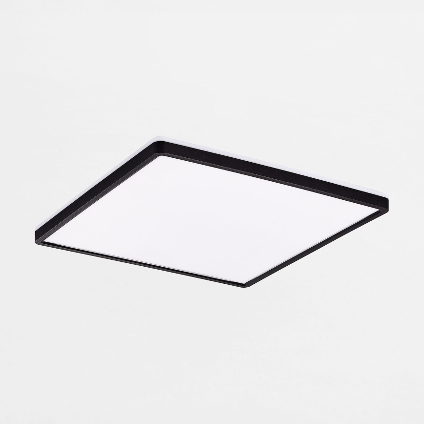 Zuma Line - LED Aptumšojama griestu lampa LED/38W/230V + LED/12W 3000/4000/5500K 40x40 cm melna