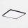 Zuma Line - LED Aptumšojama griestu lampa LED/38W/230V + LED/12W 3000/4000/5500K 40x40 cm melna