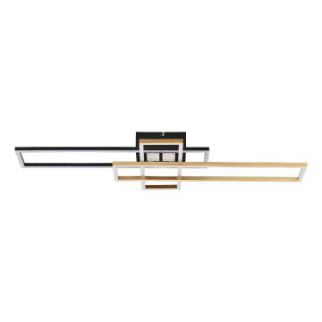 Zuma Line - LED Aptumšojama griestu lampa LED/55W/230V 3000-6000K melna/zelta + tālvadības pults