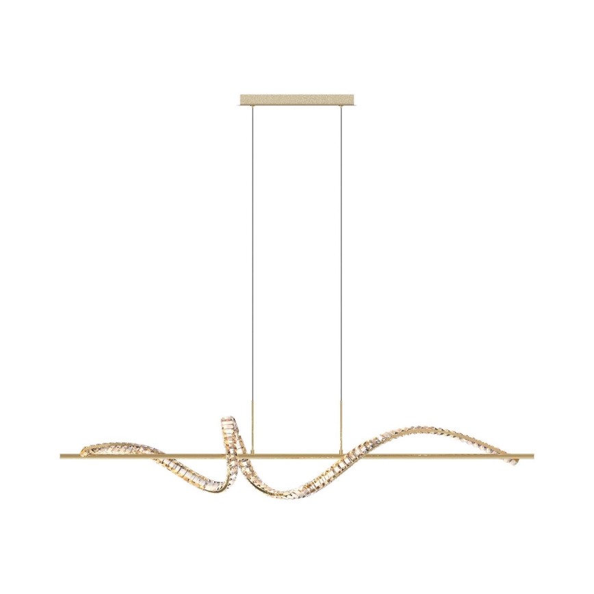 Zuma Line - LED Aptumšojama kristāls lustra ar auklu LED/24,5W/230V 2700-6000K + tālvadības pults