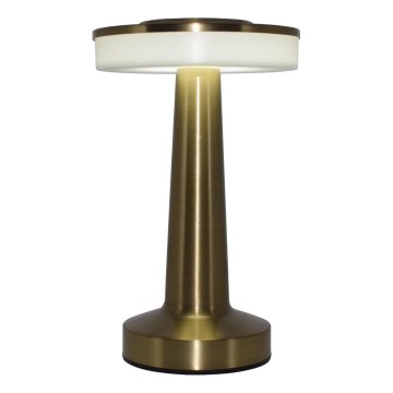 Zuma Line - LED Aptumšojama, lādējama galda lampa LED/2,5W/1200 mAh 3000/4000/6000K zelta