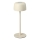 Zuma Line - LED Aptumšojama, lādējama galda lampa LED/2W/1200 mAh IP44 krēmkrāsa