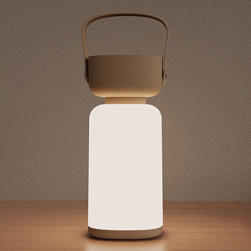 Zuma Line - LED Aptumšojama, lādējama galda lampa LED/3W/1200 mAh 3000/4000/6500K IP44 brūna
