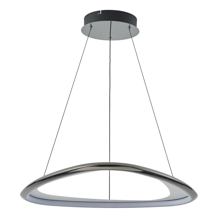 Zuma Line - LED Aptumšojama lustra ar auklu LED/34W/230V 3000K melna spīdīgi hromēts