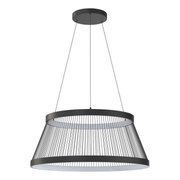 Zuma Line - LED Aptumšojama lustra ar auklu LED/53W/230V 2700-6000K melna + tālvadības pults