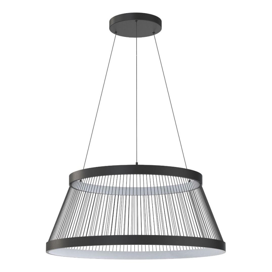 Zuma Line - LED Aptumšojama lustra ar auklu LED/53W/230V 2700-6000K melna + tālvadības pults