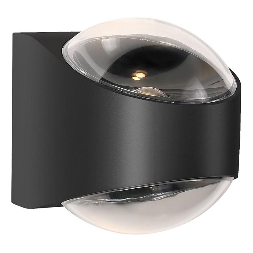 Zuma Line - LED Āra sienas lampa LED/12W/230V IP65 melna