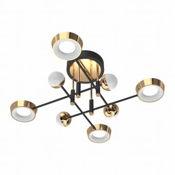 Zuma Line - LED dimmējamā virsmas griestu lampa LED/60W/230V zelta/melna