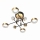 Zuma Line - LED dimmējamā virsmas griestu lampa LED/60W/230V zelta/melna